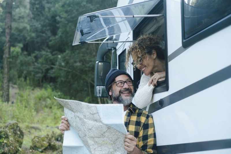 Road trip camping-car conduire au Royaume-Uni