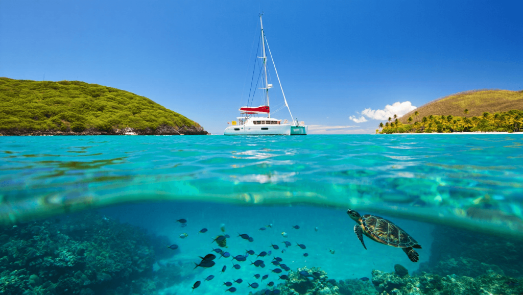 Croisière de 13 jours en catamaran dans les Iles Grenadines