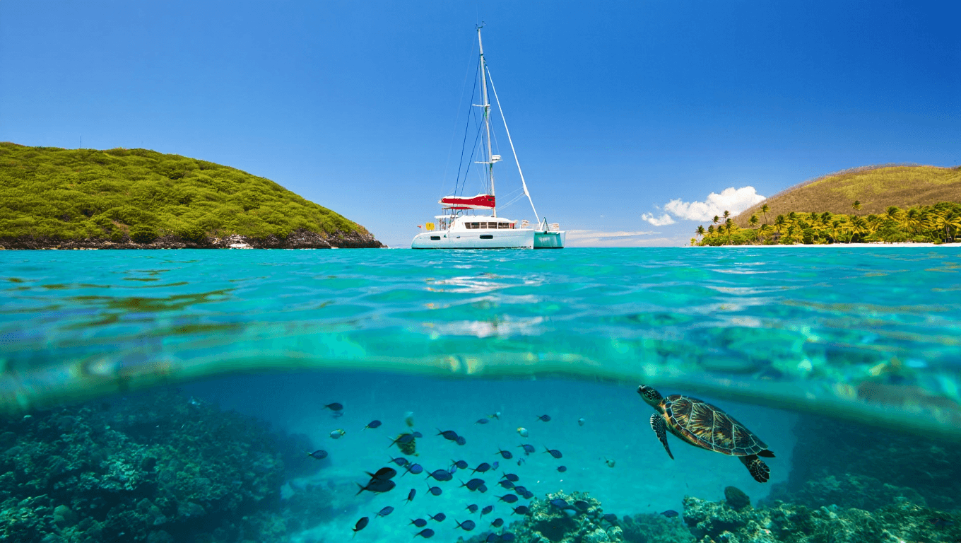 Croisière de 13 jours en catamaran dans les Iles Grenadines
