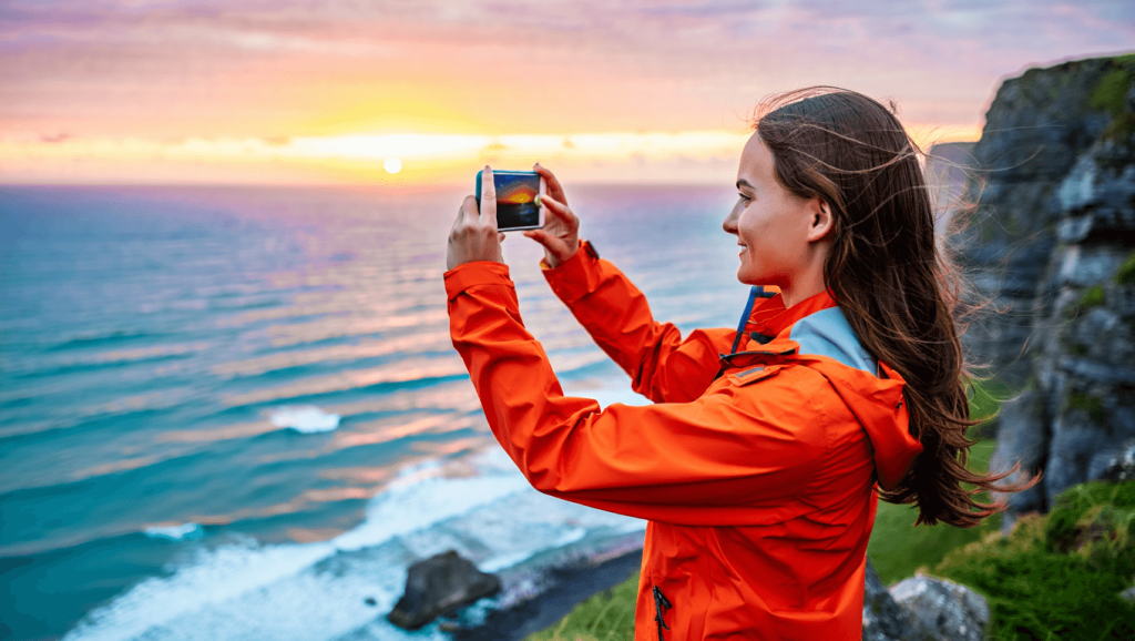 Light, leading lines, and framing all contributed to this photo. Photo