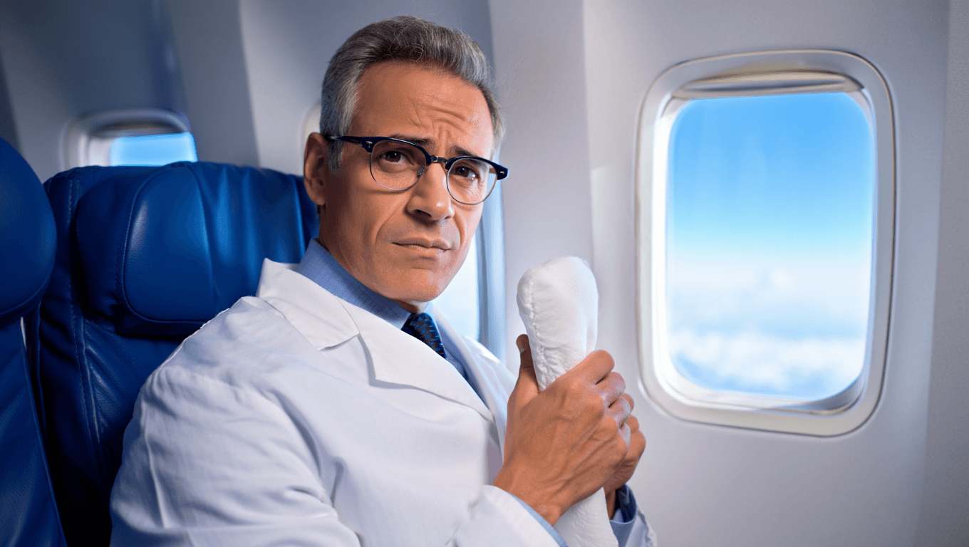Can't Sleep on Planes? Don't Try the Viral Neck Pillow Hack That's All Over TikTok, According to a Doctor