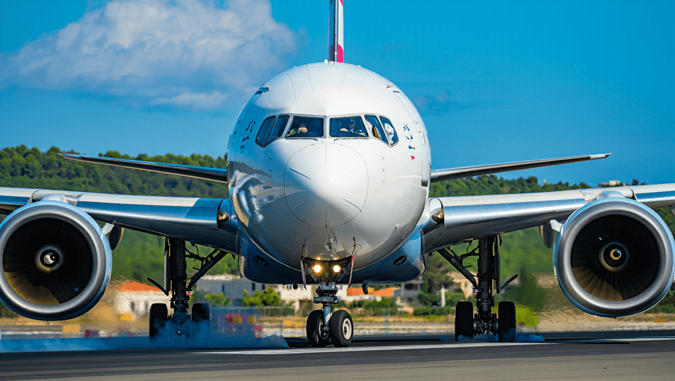 Our Wild Austrian Flight To Skiathos: A Fall, Two Go Arounds, And A Diversion