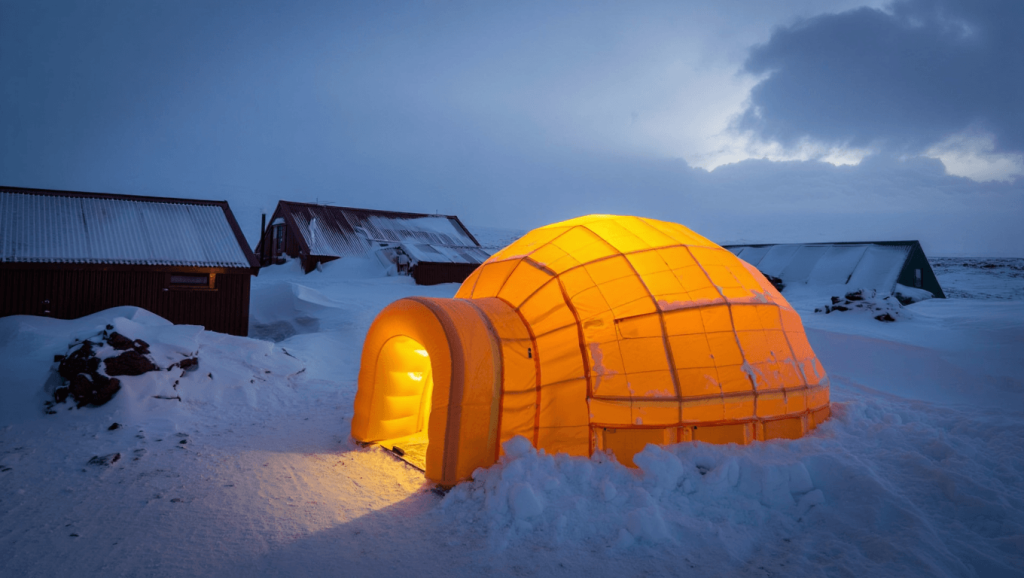 Where to stay in Iceland (including an inflatable igloo)
