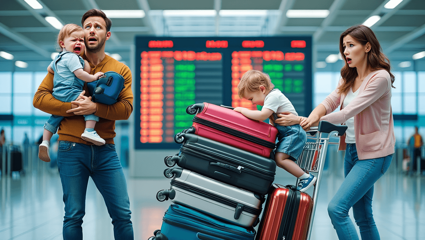 Our Disastrous First Flight As A Family Of Four: I’m Still Mentally Recovering