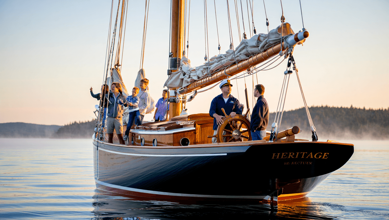 The Schooner Heritage: What Life Is Like Aboard a Maine Windjammer